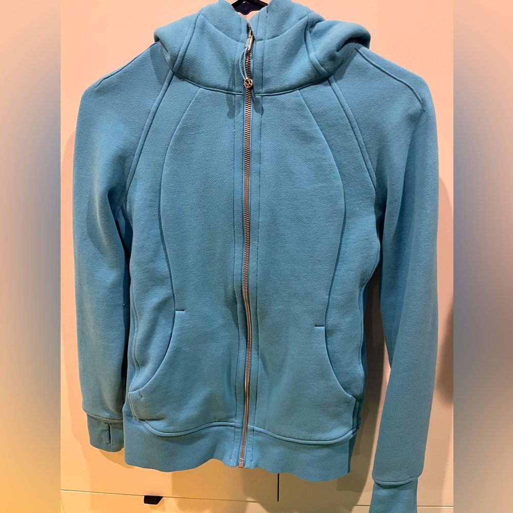 Lululemon Blue Zip-Up Hoodie